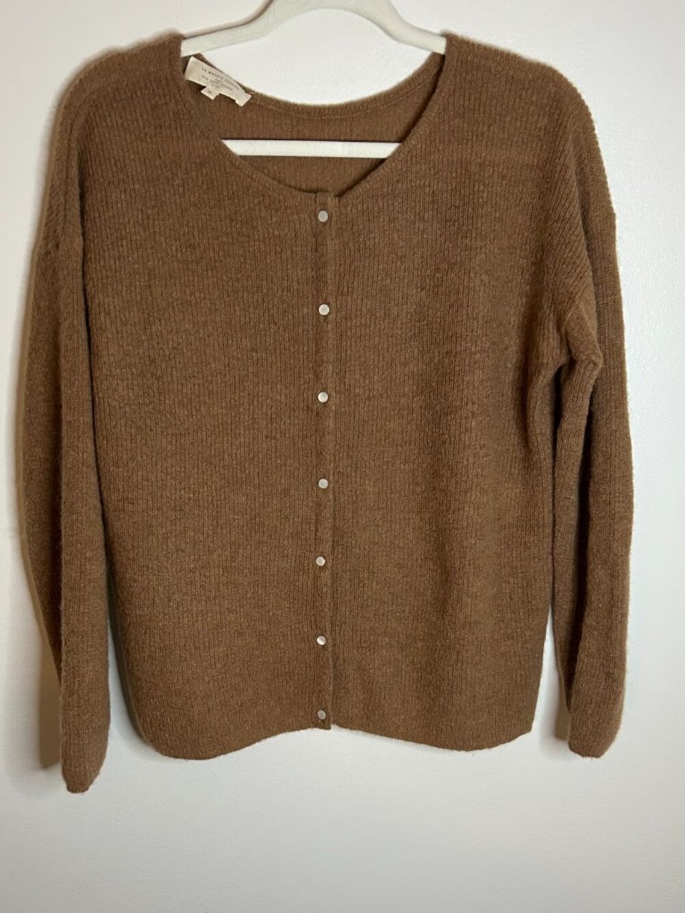 Sezane Cardigan Sweater in Brown Size M - Picture 3 of 5